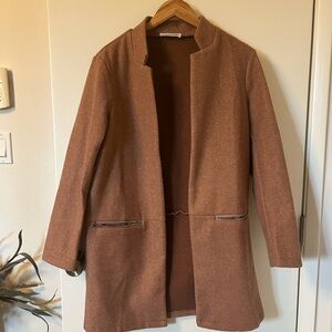 Elegant Brown Women's Coat